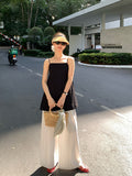 Fongt Xixi 2025 Spring And Summer New Slim Temperament Designed Solid Color Slender Suspension Slings Small Vests Women's 89273