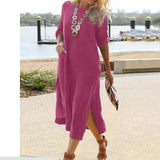 Fongt New Cotton Dress Women's Dress