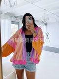 New Ins Ladies Autumn Coat · Fresh Cotton Hoodie Color Hooded Oversized Jacket-Outfit