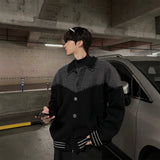 Fongt Stitched Knitted Jersey Jacket Oversize Winter 2025 New Trend Design For Couples Sweater