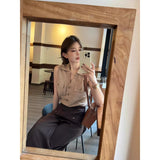 Fongt Wind Sleeveless Vest Shirt Broad Leg Trousers Set Of Women's Spring And Autumn New Temperament Super Good-Looking Two Sets