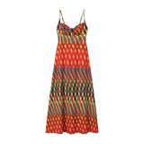 Fongt Explosion Women's ZA Summer New Suspension Fashion Temperament Printed Dress