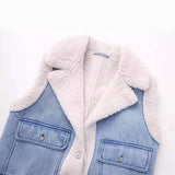 Fashion Vest With Double-Sided Pockets In Autumn 3548251-Outfit