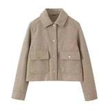 Fongt New Street Casual Soft Shirt Single-Dbutton Cardigan Jacket Female Commute