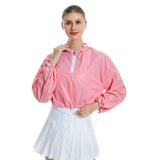 Colorful Reflective Crop Top Women's Hooded Top Jacket Colorful Reflective Short Jacket-Outfit