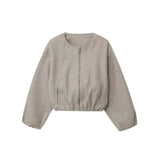 Fongt And Autumn 2025 Fashion New Soft Bomber Jacket Women's M56867