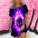 Sleeve Off Shoulder Loose Tank