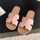 Fongt The Summer Of 2025, The Summer Flat-Bottomed Trendy Drag Wears The Retro Sentence Round 100 With Skirts, The Two Uncle Slippers