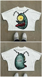 Printing Of Men's T-Shirt Blutosatire Billdog Cotton Oversized Picture-Outfit