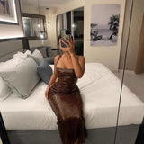 Fongt Women's Explosive Sexy Hip Party Babes Hip Ass Dress Dress
