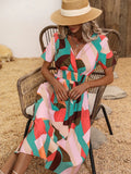 Women's Wear Station Summer Small Floral Print Short-Sleeved Dress-Outfit