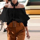 Shoulder Sexy Tunics Halter
