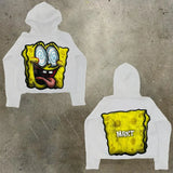 Men's Hoodie Y2K Original Hip-Hop Cartoon Graphic Print Pullover Fashion Leisure Loose Sports Shirt Man-Outfit