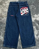 Year's Popular Style Graphics Jeans Y2K Hip-Hop Loose Jeans For Men And Women Harajuku-Outfit