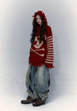 Tasseled Hooded