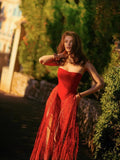 Fongt Spring And Summer New High-End Sensing Sucens Slimming Bag Zippered Corset Dress LX0127