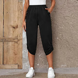 Summer Fashion Casual Cropped Trousers With