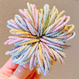 New Girls Candy Colors Nylon Basic Elastic Hair Bands Kids Rubber Bands Headband Scrunchie Fashion Hair