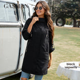 women's jacket spring 2022 Long fashion hooded trench coat for women High quality windproof zipper coats woman