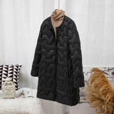 Autumn And Winter New Round Collar Down Jacket Female Medium Long Korean Version Comfortable White Duck Velvet Warm Light Coat Tide-Outfit