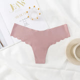 Thong Trousers Ice Silk Sexy Low-Waist Pure Lust Wind T-Pants Thin Invisible Ladies