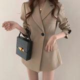 Fongt Jacket Female Design Sense Spring And Autumn Show Thin Suit Female Suit Korean Version Of The British Style Temperament Small Short Coat-Outfit