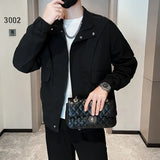 Fongt Men's Autumn And Winter Fashion Brand Handsome Retro High-End Trend Of Men's Workwear Jacket Spring And Autumn