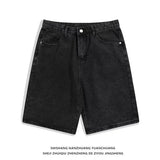 Y2k Big Boy Retro Hip-Hop Cartoon Graphics Denim Shorts Embroidered Loose Short Shinahara Short-Outfit