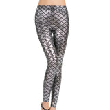 Faux Leather Cropped Ice Silk High