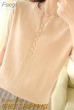 Sleeve Sweater For Women Summer New Thin Knitted Top Ladies Button Up Tops Loose Elegant Casual Clothes Sweater Mujer