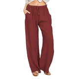 Blended Women's Plus Size Loose Cotton Linen Casual