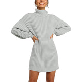 Fongt And Winter New Women's Turtleneck Medium Long Sweater Sweater