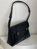 Faux Leather Messenger