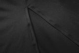 Sexy Women Backless Midi Dress Turtleneck Long Sleeve Elegant Slim Dresses 2021 Autumn Black Casual Basic Bodycon