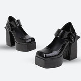 Square Toe Platform High