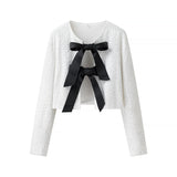 Fongt Explosive Women's Two-Color Bow Tie With Sel Dress Tide
