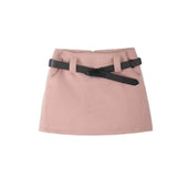 Winter Japanese Style Print Knitted Sweater + Pink Slim Mini Skirt Casual Kawaii 2 Piece Set Cute Fashion Clothing Woman-Outfit