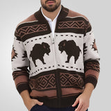 Fongt Men's Vintage Jack T-Shirt Autumn/Winter Thicker Outdoor Sweater