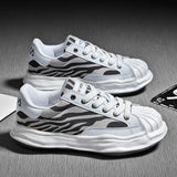 Men's Dissolving Shoes Women High Quality Microfiber Leather Sneakers Shell Toe Dissolving No-slip Sports Shoes