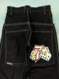 Y2K Big Boy Jeans Original Hip-Hop Embroidered Loose Jeans Street High-Outfit