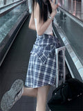 Fongt Plaid Shirt Women Long Sleeve Autumn New Korean Casual Loose Thin Cloth Thin Cloth