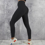 Leggings Fashion Fitness Leggings Women High Waist Workout Leggins Solid Patchwork Leggings Mujer