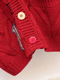 Oversized Embroidery Knit Cardigan-Outfit