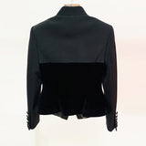 Fongt Star Fashion Repair Structure Velvet Splicing Suit Jacket In Autumn And Winter 2025