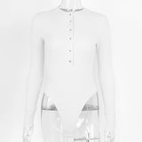 New Women's Clothing Sexy Bottom Cotton Blouse Ribs Long-Sleeved Head-On Women In