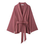 Fongt For Women's INS Burst With Belt And Suit Jacket + Pajama Style Flared
