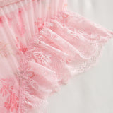 Hot New Plastic Waist Thin Sexy Fashion Perspective Lace Lace Splicing