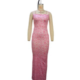 Fongt Spring / Summer Ins Wind Women's New Sexy Slim Back Strap Floral Dress Woman-Outfit