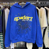 Fongt 2025 Spoder Spider Web Print Hooded Hooded Hooded Hooded Casual Loose New