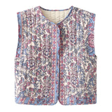 Fongt Women's Clothing 2025 Autumn And Winter New Street Fashion Printed Cotton Vest Vest Coat Women 6NS091